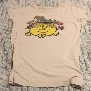 Greyish “Little Miss Sunshine” tee shirt
